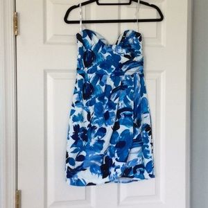 Watercolor Blue Dress